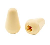 Musiclily Pro Métrique Strat Embouts Boutons Sélecteur 5 Position pour Import Strat Guitare, Crème(Set de 2)