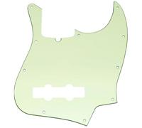 Musiclily Pro Pickguard 10 Trous Style Moderne pour Jazz Basse à 4 cordes, 3 plis Vert Menthe