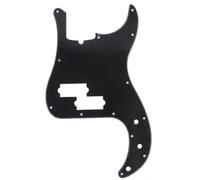 Musiclily Pro Pickguard 13 trous style moderne P Basse pour Precision Basse, 1 pli Noir Vernissé