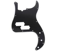 Musiclily Pro Pickguard 13 trous style moderne P Basse pour Precision Basse, 3 plis Noir