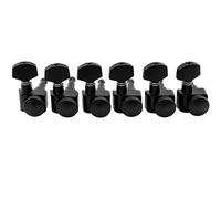 Musiclily Pro R15T-03 6-en-ligne 2-Pins Mécaniques Blocage 16:1 Métal Noir