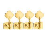 Musiclily Pro R21K-03 Gaucher 4 en Ligne 21:1 Ouvert Mécaniques Basse Doré | avec Bouton Clover, pour Basse électrique Squier PB JB