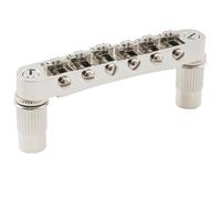 Musiclily Pro Rouleaux Roller Chevalet Tune-O-Matic pour Guitare électrique Les Paul LP SG, Nickel