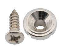 Musiclily Pro Round Vintage Acier Telecaster Guide Cordes pour Guitare électrique type Tele, Nickel