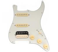 Musiclily Pro SE ST-HSS-60SE Pickguard Pré-câblé avec Micros Alnico 5 Super Switch pour Guitare électrique Style Strat, 3 plis Aged White