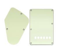 Musiclily Pro Set Plaque Arrière Tremolo et Plaque Cavité de Contrôle pour Guitare électrique Yamaha PAC112V HSS, 3 plis Mint Green