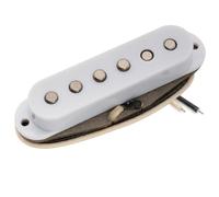 Musiclily Pro ST-FAT50S Staggered Alnico 5 Micro Single Coil Manche Pickup pour Guitare électrique type Strat, Blanc