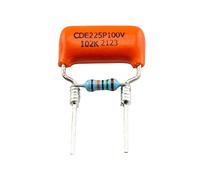 Musiclily Pro Treble Bleed Mod avec Orange Drop Condensateur225P Polyester | Résistance Précise, pour Guitare Electrique 0,001uF+150K