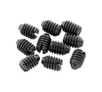 Musiclily Pro UNC#8-32X1/4" Vis en Acier Inoxydable pour Bouton de Potentiomètre Fender Tele, Noir (Lot de 10)