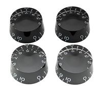 Musiclily Pro US Boutons de Potentiomètre Speed Knobs Noir Lot de 4