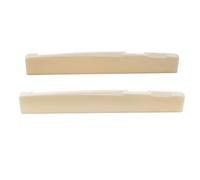 Musiclily Sillet Chevalet Guitare Folk en Os pour Guitare Acoustique,76x3x13mm (2 Pièces)