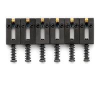 Musiclily Ultra 10,8mm Pontets Rouleau Moderne Noir Lot de 6