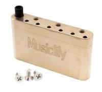Musiclily Ultra 41mm Bloc Tremolo Laiton Espacement des Cordes 52,5mm pour Guitare électrique PRS SE Style Tremolo