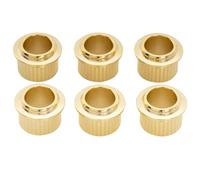 Musiclily Ultra 9,2mm Oeillets Bushings Mécaniques Vintage Doré Lot de 6 | Laiton Massif, pour Guitare électrique type Fender