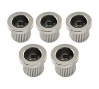 Musiclily Ultra 9,6mm G-TLB-2 Style Basse String Ferrules en Laiton Cordes Traversant le Corps pour Basse électrique, Cosmo Black (Lot de 5)