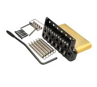 Musiclily Ultra BV005 52,5mm Vibrato 6-Vis Chevalet Tremolo Knife Edge Noir | Solide Laiton, pour Guitare électrique Style Strat