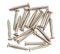 Musiclily Ultra Métrique M2,6x18mm Vis de Contour Micro Humbucker Chevalet en Acier Inoxydable pour Guitare électrique, Nickel (Lot de 20)