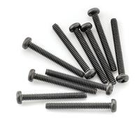 Musiclily Ultra UNC#6-32X1-1/4" Vis en Acier inoxydable pour Intonation Pontets de Chevalet Guitare électrique USA, Noir (Lot de 10)