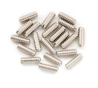 Musiclily Ultra UNC#6-32X3/8" Vis Hauteur Pontets Chevalet Nickel Lot de 20 | Acier Inoxydable, pour Guitare électrique Tele USA