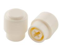 Musiclily Ultra Universel Guitare Embouts Selecteur Tele 3 Positions Switch Caps Tips pour Guitare électrique Fender Squier Tele, Aged White (Lot de 2)