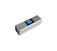 Enceinte portable MusicMan MA Soundstation - Son stéréo - Radio FM, lecteur MP3, USB, AUX / Line-In, prise en charge de la carte MicroSD - Temps de lecture 6 heures - Idéal pour voyager (Argent)