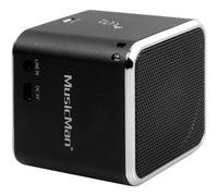 Music Man Enceinte Bluetooth portable Mini BT-X2 – MicroSD pour smartphones/tablettes – Noir