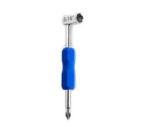 MusicNomad MN232 Clé à tige de réglage de qualité supérieure - 5/16", plus tournevis magnétisé