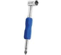 MusicNomad Clé à tige de réglage MN232 – qualité supérieure 5/16" avec tournevis magnétisé