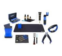 MusicNomad Kit total SPA - Nettoyant, huile pour la touche, polish, outils et chiffons