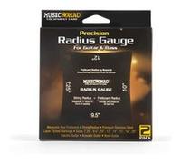 MusicNomad Cale de réglage du radius MN603 – Précision pour touche et cordes – Set de 2 pièces