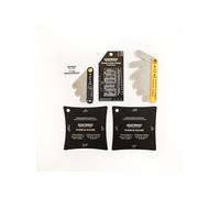 MusicNomad MN604 Precision 6 pc. Guitar Setup Gauge Tool Set - Plus 24 pg. Instructional Booklet and Storage Case - Outils pour instruments