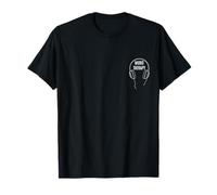 Musicothérapie Casque de poche Minimal Line Art T-Shirt