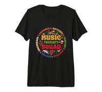 Musicothérapie Squad T-Shirt Haut de Gamme