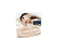 MUSICOZY Masque de sommeil en soie, masque de sommeil Bluetooth en pure soie de mûrier, naturellement rafraîchissant et respirant, masque pour les yeux 3D 100 % occultant, doux pour les dormeurs