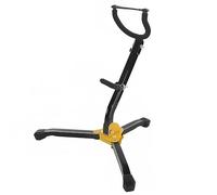 Musiin Alto Tenor Sax Stand Triangle Base Foldable Adjustable holder(Yellow)