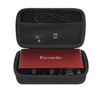 Musiin Audio Interface Case Compatible with Focusrite Scarlett 2i2 3rd Gen Audio Interface, Protective Travel Carrying Bag (Black)