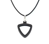 Musiin Collier Porte-médiators Compatible avec Les médiators triangulaires Fender, Dunlop et D'Addario. Convient aux guitaristes de Tous Styles souhaitant Affirmer Leur Style Unique (Triangle).