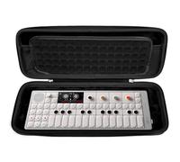 Musiin Étui de synthétiseur d'échantillons audio compatible avec Teenage Engineering OP-1 Field/OP-XY, sac de rangement portable pour équipement de musique avec poche supérieure en maille et structure