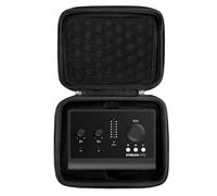 Musiin Étui de transport pour interface audio, compatible avec Audient iD14 MKII Interface Stream OTG Doublure douce avec Rainure, poche en maille pour câbles et accessoires, idéal pour