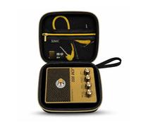 Musiin Étui de transport pour pédale de guitare compatible avec pédale Marshall JCM900/800/JVM, Intech Studio EN16, fermeture éclair sur le dessus doré, dragonne, poche en maille, pour studio et