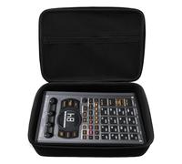 Musiin Étui d'échantillons audio compatible avec Roland SP-404MKII, SP-404A, SP-404SX, SP-404, double fermeture éclair lisse, poche supérieure spacieuse en maille pour accessoires, poignée douce et