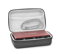 Musiin Étui Interface Audio Compatible avec Focusrite Scarlett 2i2 3rd Gen | Compatible avec Fender Quantum LT4, rangement pour interface audio, doublure en velours et poche en filet pour accessoires es