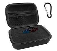 Musiin Étui Porte-médiators Compatible avec Les Accessoires de Guitare Fender Dunlop D'Addario, pour Ranger Les Cordes et Les médiators (Gris foncé)