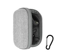 Musiin Étui rigide pour accordeur de guitare, housse de rangement portable, compatible avec Snark SN1X, SN5X, St-8, Fender FT-1, FCT-2, Aroma Clip-on, D'Addario, avec étui porte-médiator (gris)