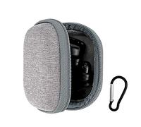 Musiin Étui rigide pour accordeur de guitare, rangement portable (gris) | Compatible avec Fender FT-1, FCT-2, Aroma Clip-on, D'Addario Clip On et Joyo Clip On, avec porte-médiator et rangement
