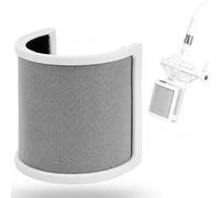 Musiin Filtre anti-pop pour micros de 45 à 61 mm, compatible avec AT2020 AT2035 AT4040 Rode NT1A MXL 770 Samson Meteor Razer Seiren X et plus encore, bouclier pop à 3 couches en forme de U pour