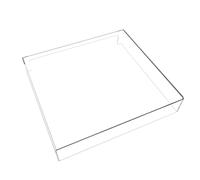 Musiin Housse acrylique pour contrôleur de batterie compatible avec Native Instruments Maschine+ Mk3, matériau transparent, rainure de fil réservée, étanche à la poussière, convient pour home studio