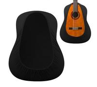 Musiin Housse anti-poussière noire de qualité supérieure pour guitares acoustiques et basses - Protection sur mesure compatible avec les guitares basses acoustiques Fender Gibson Martin Taylor Donner