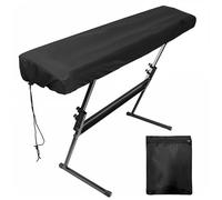 Musiin Housse anti-poussière pour clavier de piano à 88 touches, compatible avec Casio PX110, Yamaha P45 et autres claviers, housse anti-poussière avec verrou de corde réglable, adaptée pour les