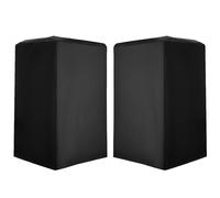 Musiin Housse pour haut-parleur d'extérieur de 15 pouces, design de fermeture à cordon, adaptée à une housse de protection verticale pour haut-parleurs PA/DJ (2 paquets)